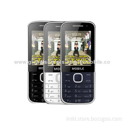 Straightforward Handsets, Support Dual-SIM Card, 800mA of Lithium Battery and Extend the 4GB TF Card